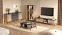 Hanah Home Conjunto de muebles de salón Rl6-Aa en Pino Atlántico y Antracita